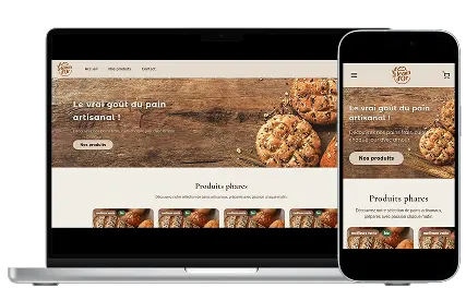 Apercu site boulangerie 