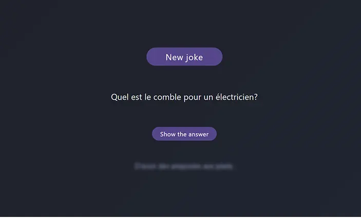 Image projet générateur de blague
